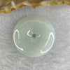 Type A Faint Green Lavender Jadeite Ping An Kou Donut 平安扣 Pendant 5.59g 23.6 by 5.3mm - Huangs Jadeite and Jewelry Pte Ltd