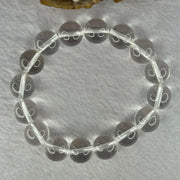 Natural Clear Quartz Beads Bracelet 天然白水晶手链 46.33g 17.5cm 12.9mm 16 Beads - Huangs Jadeite and Jewelry Pte Ltd