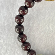 Natural Blood Rosewood with Variscite Beads Bracelet 天然血檀寿山石手链 8.23g 15cm 8.7mm 3 Beads 8.4mm 18 Beads - Huangs Jadeite and Jewelry Pte Ltd