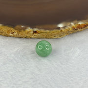 Type A Green Jadeite Bead for Bracelet/Necklace/Earrings/Ring 
2.39g 11.2mm - Huangs Jadeite and Jewelry Pte Ltd