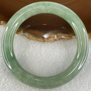Type A Green Jadeite Bangle 55.99g Internal Diameter 55.2mm 10.2 by 10.3mm (Close to Perfect) - Huangs Jadeite and Jewelry Pte Ltd