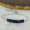 Natural Lapis Lazuli in 925 Sliver Bracelet 6.04g 3.92 by 6.9 by 2.8mm - Huangs Jadeite and Jewelry Pte Ltd