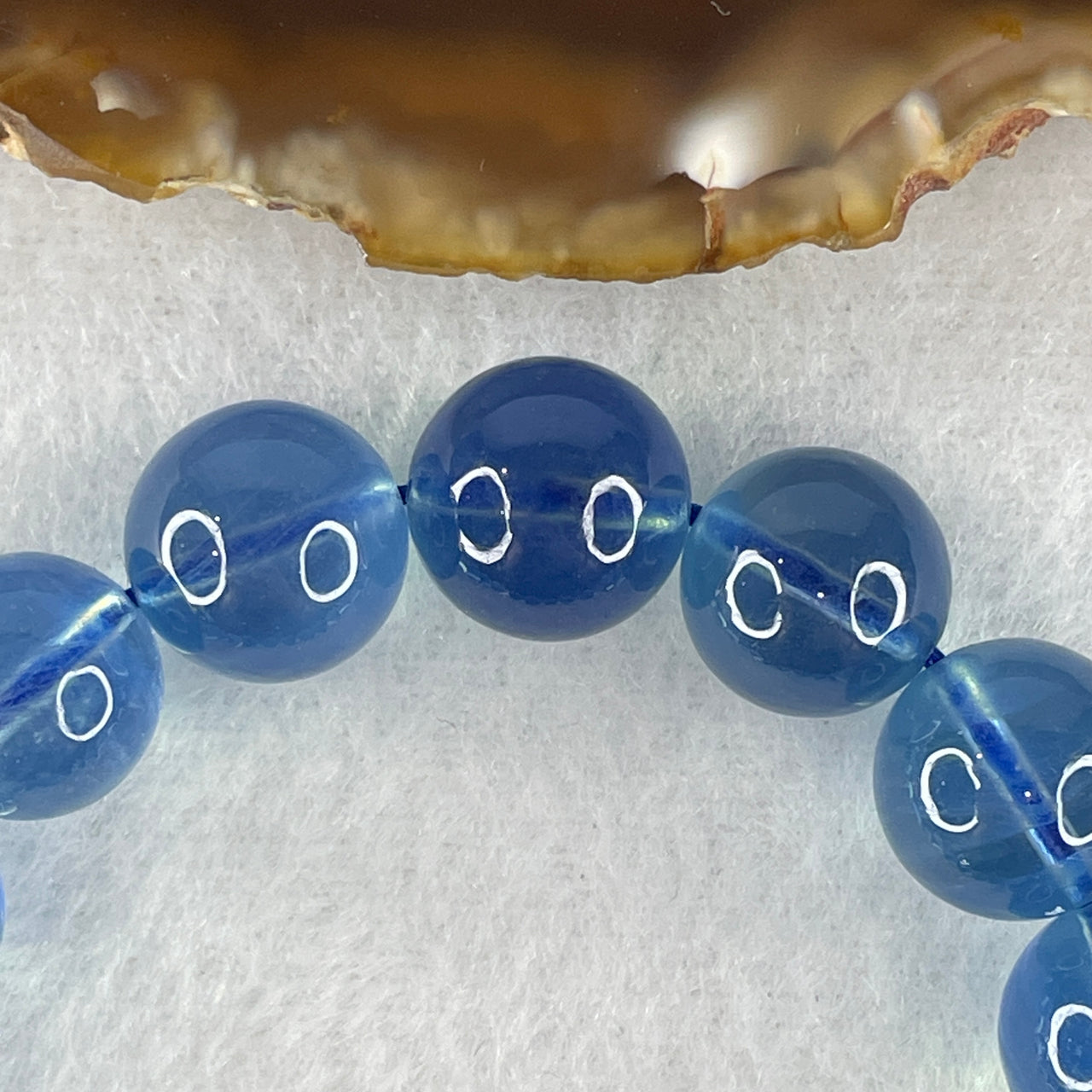 Certified Very Very Good Natural Transparent Aquamarine Beads Bracelet 44.95g 17cm 12.8mm 17 Beads