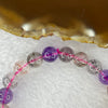 Above Average Grade Natural Super 7 Crystal Beads Bracelet 天然超级七水晶珠手链 19.68g 16cm 8.8cm 22 Beads - Huangs Jadeite and Jewelry Pte Ltd