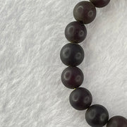 Natural Iron Blood King Amber Beads Bracelet 天然铁血王琥珀手链 9.29g 17cm 9.7mm 22 Beads - Huangs Jadeite and Jewelry Pte Ltd