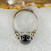 Good Grade Natural Amethyst in S925 Sliver Ring (Adjustable Size) 2.93g 14.6 by 8.1 by 5.0mm - Huangs Jadeite and Jewelry Pte Ltd