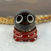 Natural Smoky Quartz Mini Sphere Display 20.79g Diameter 23.6 by 30.4mm - Huangs Jadeite and Jewelry Pte Ltd