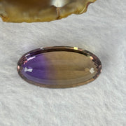 Natural Faceted Ametrine Parallelogram Shape 20.46ct 26.3 by 13.3 by 8.8mm - Huangs Jadeite and Jewelry Pte Ltd