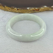 Type A Faint Green Lavender Jadeite Bangle 41.88g Internal Diameter 55.0mm 12.6 by 7.0mm (External Line) - Huangs Jadeite and Jewelry Pte Ltd