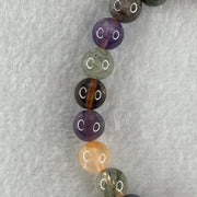 Natural Multi Treasures Mixed Quartz Beads Bracelet 17.65g 15.5cm 8.5mm 23Beads - Huangs Jadeite and Jewelry Pte Ltd