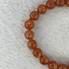 Good Grade Natural Sunstone, Heliolite and Aventurine Feldapar Beads Bracelet 天然金太阳日光石珠手链 16.90g 16cm 8.2 mm 23 Beads - Huangs Jadeite and Jewelry Pte Ltd