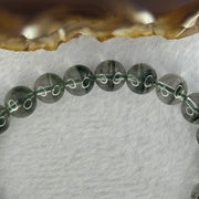 Very Good Grade Natural Green Phantom Quartz Beads Bracelet 23.14g 17cm 9.3mm 22 Beads - Huangs Jadeite and Jewelry Pte Ltd