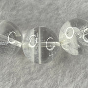 Natural White Phantom Quartz Beads Bracelet 52.69g 18.5cm 13.9mm 16 Beads - Huangs Jadeite and Jewelry Pte Ltd