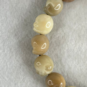 Natural Mixed Color Bodhi Beads in Paw Bracelet 20.26g 17cm 12.8mm 16 Beads - Huangs Jadeite and Jewelry Pte Ltd