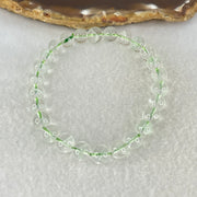 Special Grade Natural Green Phantom Quartz Bracelet 12.98g 15.5cm 7.3mm 26 Beads - Huangs Jadeite and Jewelry Pte Ltd