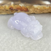 Type A Full Lavender Jadeite Pixiu Pendant Charm 6.53g 24.0 by 12.7 by 11.4mm - Huangs Jadeite and Jewelry Pte Ltd