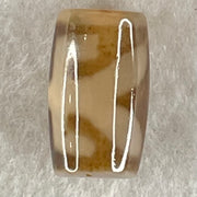 Natural Powerful Tibetan Old Oily Agate Patina Guiren Tairen Human Dzi Bead Totem Amulet Heavenly Master (Tian Zhu) 贵人天诛 4.55g 19.3 by 11.5mm - Huangs Jadeite and Jewelry Pte Ltd