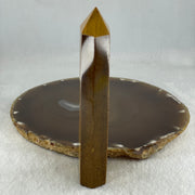 Good Grade Natural Yellow Tiger Eye Quartz Tower Display 142.38g 32.3 by 19.3 by 117.2mm - Huangs Jadeite and Jewelry Pte Ltd