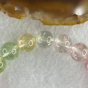 Very Good Natural Tourmaline Crystal Beads Bracelet 19.02g 14cm 8.6mm 20Beads - Huangs Jadeite and Jewelry Pte Ltd