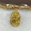 Above Average Grade Natural Golden Rutilated Quartz Pixiu Charm for Bracelet 天然金发水晶貔貅 8.89g 27.5 by 17.4 by 11.6mm - Huangs Jadeite and Jewelry Pte Ltd