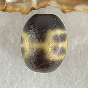 Natural Powerful Tibetan Old Oily Agate Patina Guiren Tairen Human Dzi Bead Totem Amulet Heavenly Master (Tian Zhu) 贵人天诛 8.24g 21.0 by 16.9mm - Huangs Jadeite and Jewelry Pte Ltd