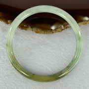 Type A Light Green and Spicy Green and Yellow Jadeite Bangle 20.99g Internal Diameter 58.9mm 6.3 by 6.6mm (Very Slight Internal Line) - Huangs Jadeite and Jewelry Pte Ltd