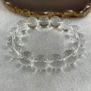 Natural Clear Quartz Beads Bracelet 60.29g 16.5cm 14.5mm 15 Beads - Huangs Jadeite and Jewelry Pte Ltd