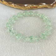Special Grade Natural Green Phantom Quartz Bracelet 20.87g 14.5cm 9.4mm 19 Beads - Huangs Jadeite and Jewelry Pte Ltd