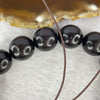 Natural India Zitan Sandalwood 小叶字檀木 Beads Bracelet Sinking Type 28.33g 14.8 mm 15 Beads - Huangs Jadeite and Jewelry Pte Ltd