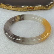 Transparent Purple White Yellow Quartzite Jade Bangle 天山玉手镯 56.3mm 39.75g 9.6 by 9.6mm - Huangs Jadeite and Jewelry Pte Ltd