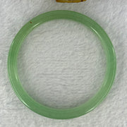 Green Quartzite Jade Bangle 天山玉手镯 28.09g Internal Diameter 58.3mm 9.8 by 6.9mm - Huangs Jadeite and Jewelry Pte Ltd