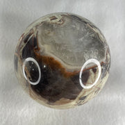 Natural Rhyolite Jasper Sphere Ball with Wooden Stand 860.4mm 80.7 by 80.1 by 135.0mm - Huangs Jadeite and Jewelry Pte Ltd