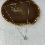 Moving Dancing Cubic Zirconia in 925 Sliver Necklace 2.96g 4.7g 1.8mm - Huangs Jadeite and Jewelry Pte Ltd