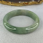 Type A Green with Lavender and Yellow Jadeite Bangle Internal Diameter 55.3mm 59.32g 13.7 by 8.2mm (Very Fine Internal Line) - Huangs Jadeite and Jewelry Pte Ltd