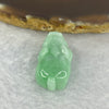 Type A Jelly Light Green  Lavender Jadeite Pixiu Pendent A货浅绿紫色翡翠貔貅牌 10.88g 28.5 by 16.5 by 11.3 mm - Huangs Jadeite and Jewelry Pte Ltd