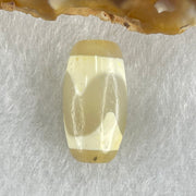 Natural Powerful Tibetan Old Oily Agate Tiger Tooth Daluo Dzi Bead Heavenly Master (Tian Zhu) 虎呀天诛 3.12g 19.8 by 10.4mm - Huangs Jadeite and Jewelry Pte Ltd