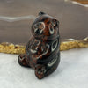 Natural Mahogany Obsidian Mini Bear Display 52.80g 33.0 by 27.3 by 47.5mm - Huangs Jadeite and Jewelry Pte Ltd
