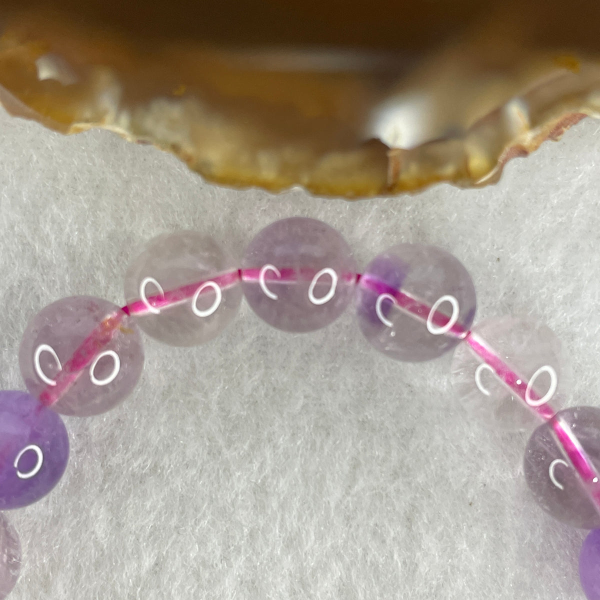 Certified Entry-Grade Natural Super 7 Crystal Beads Bracelet | Bold High-Density Showcase Strand | Authentic Sacred Seven Multi-Mineral Inclusions Quartz Spiritual Catalyst & Auric Shield Bracelet (24.86g | 16cm Length | 9.7mm | 20 Beads)