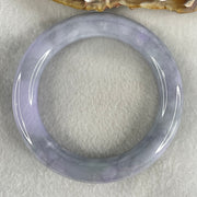 Type A Deep Lavender Jadeite Bangle 73.89g Internal Diameter 55.2mm by 11.9 by 11.4mm (Slight Internal Lines, Burnt) - Huangs Jadeite and Jewelry Pte Ltd