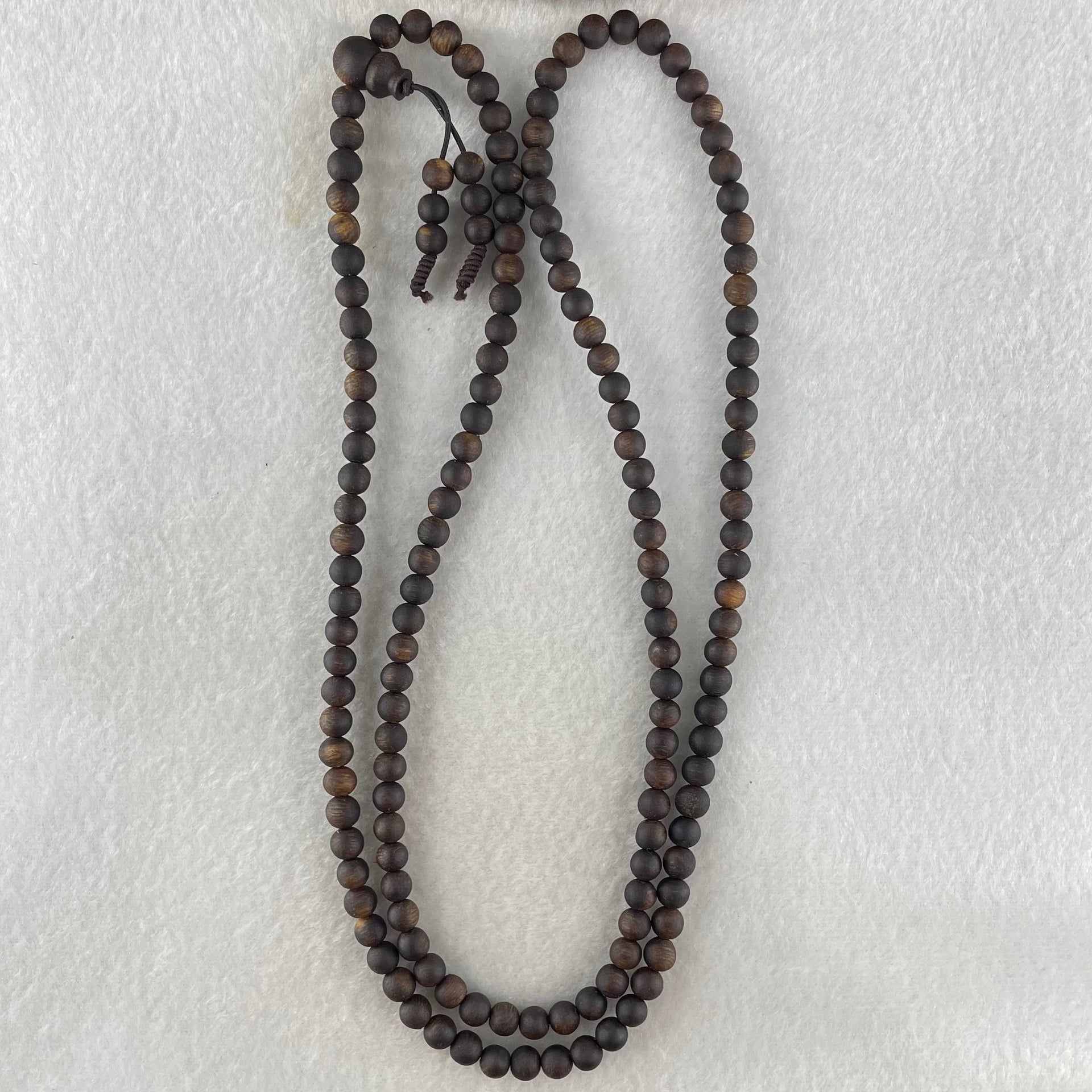 Natural Vietnam Agarwood Beads Necklace 16.75g 76cm 5.7mm 148 Beads - Huangs Jadeite and Jewelry Pte Ltd