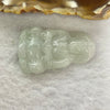 Type A Green Jadeite Guan Yin Pendant 8.43g  40.4 by 25.2 by 5.6mm - Huangs Jadeite and Jewelry Pte Ltd