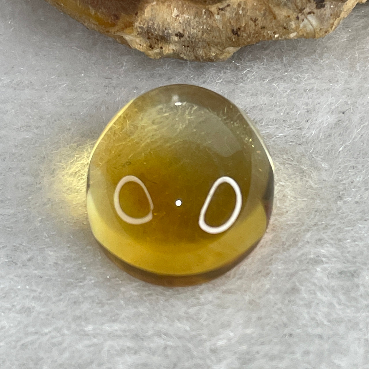 Certified Natural Yellow Citrine Loose Cabochon Stone | 11.57 Carat Investment Grade | Flawless 14.7x12.9x7.6mm Oval "Solar Fire" Premium Custom Jewelry Setting Gemstone