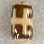 Natural Powerful Tibetan Old Oily Agate Patina Guiren Tairen Human Dzi Bead Totem Amulet Heavenly Master (Tian Zhu) 贵人天诛 4.62g 19.8 by 11.6mm - Huangs Jadeite and Jewelry Pte Ltd
