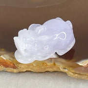 Type A Full Lavender Jadeite Pixiu Pendant Charm 6.53g 24.0 by 12.7 by 11.4mm - Huangs Jadeite and Jewelry Pte Ltd