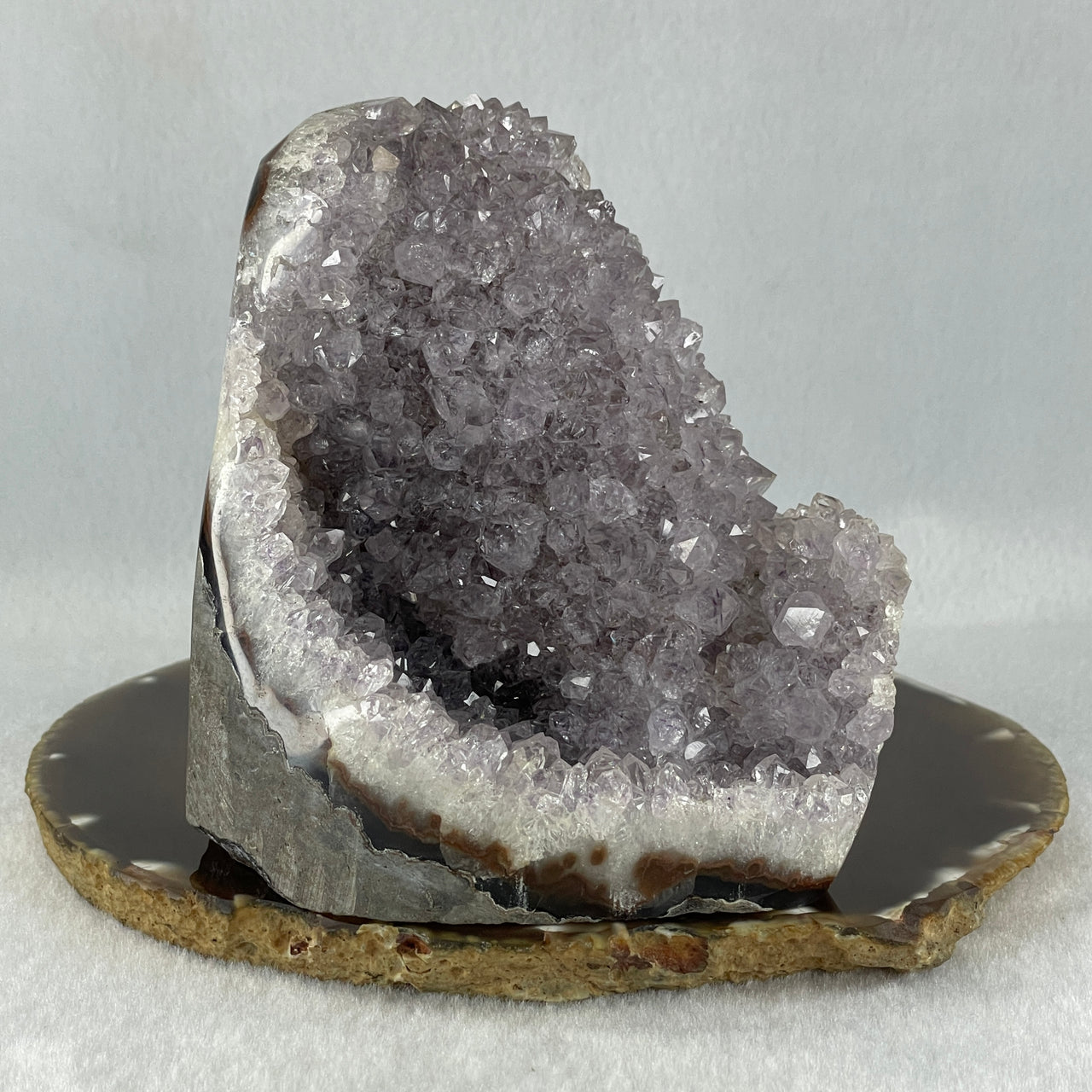 Natural Amethyst Fragment Display 938.9g 83.4 by 111.0 by 101.7mm - Huangs Jadeite and Jewelry Pte Ltd