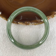 Certified Type A Green Jade Jadeite Bangle 274.22ct 54.84g Inner Diameter 58.05mm Thickness 13.3 by 7.8mm (Perfect) with NGI Cert - Huangs Jadeite and Jewelry Pte Ltd