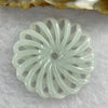 Type A Green Lavender Jadeite Windmill 36.6 by 36.6 by 5.6mm 9.62g - Huangs Jadeite and Jewelry Pte Ltd