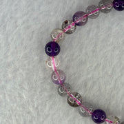 Natural Super 7 Beads Bracelet 9.67g 15.5cm 6.3mm 30 Beads - Huangs Jadeite and Jewelry Pte Ltd