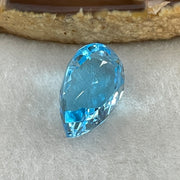 Natural Sky Blue Topaz Teardrop Shape 9.50ct 15.0 by 10.0 by 8.2mm - Huangs Jadeite and Jewelry Pte Ltd