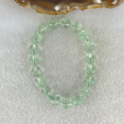 Special Grade Natural Green Phantom Quartz Bracelet 20.87g 14.5cm 9.4mm 19 Beads - Huangs Jadeite and Jewelry Pte Ltd